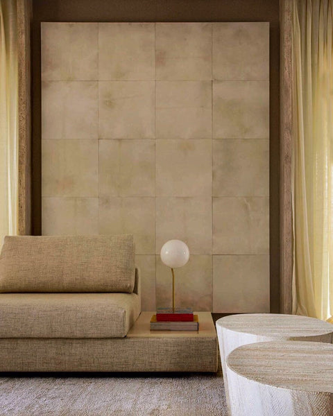Parchment leather panel - Real goat parchment decorative panels
